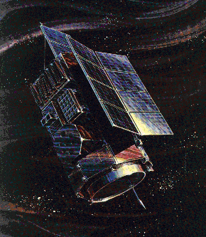 [Artist's impression of satellite]
